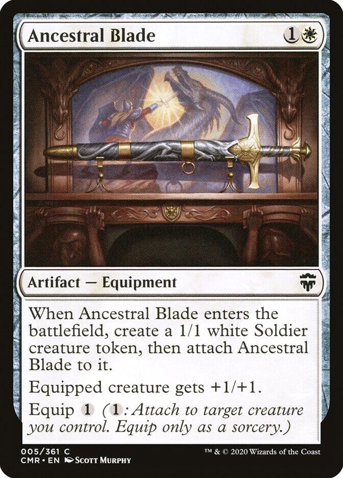Ancestral Blade Commander Legends 5 MTG LP