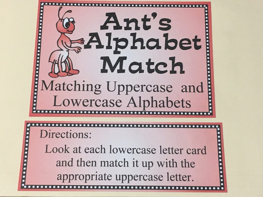 (4) Four Alphabet / Letter File Folder Set - Activity Set - READING