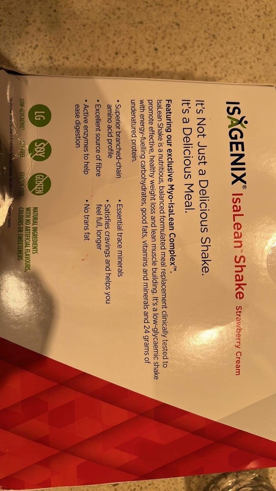 Isagenix strawberry sachets
