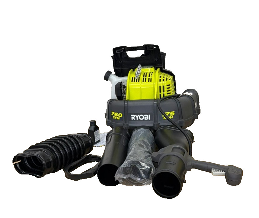 RYOBI 175 MPH 760 CFM 38cc Gas Backpack Leaf Blower