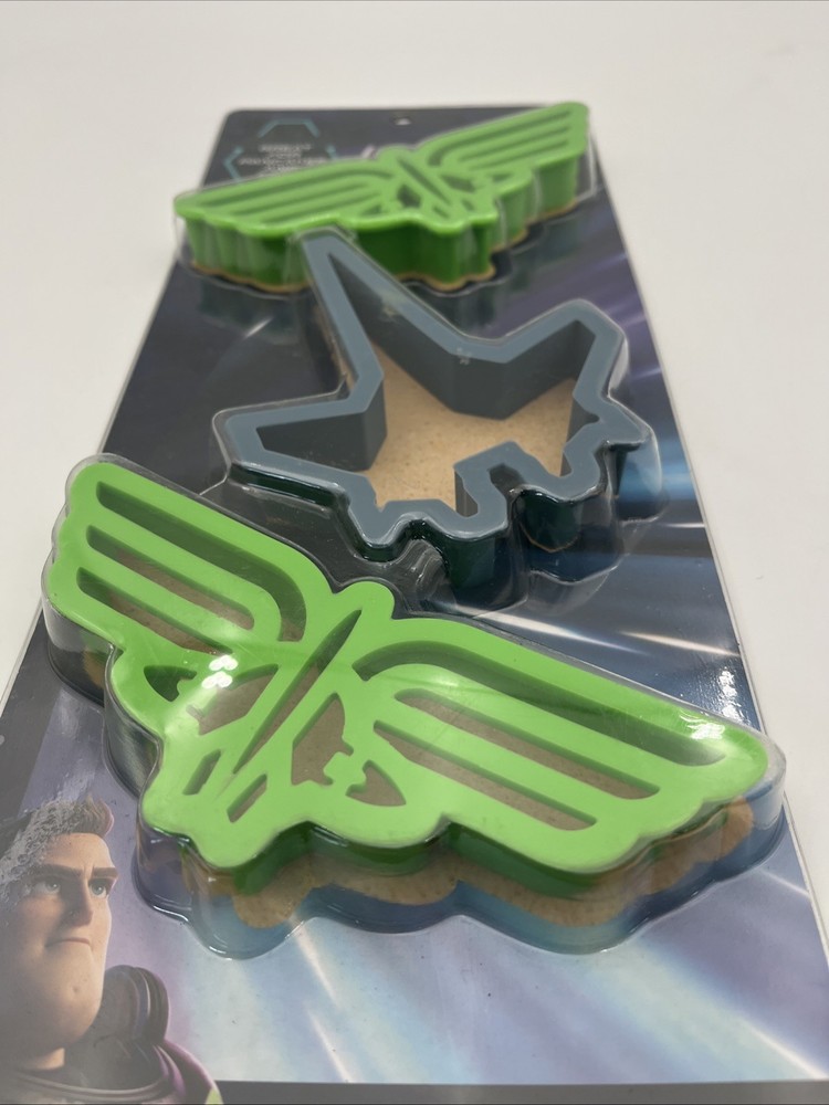 Disney Pixar Buzz Lightyear 3 Pack Silicone Breakfast Molds