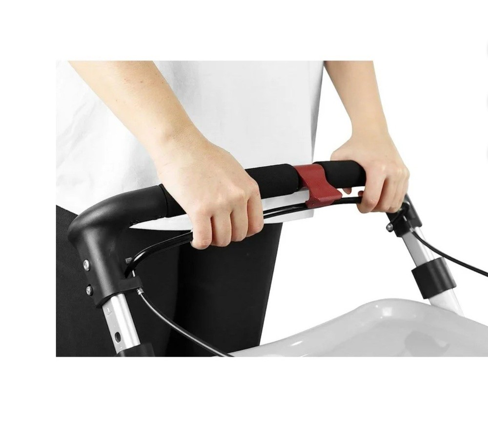 KMINA PRO - Lightweight Rollator Walker - Black