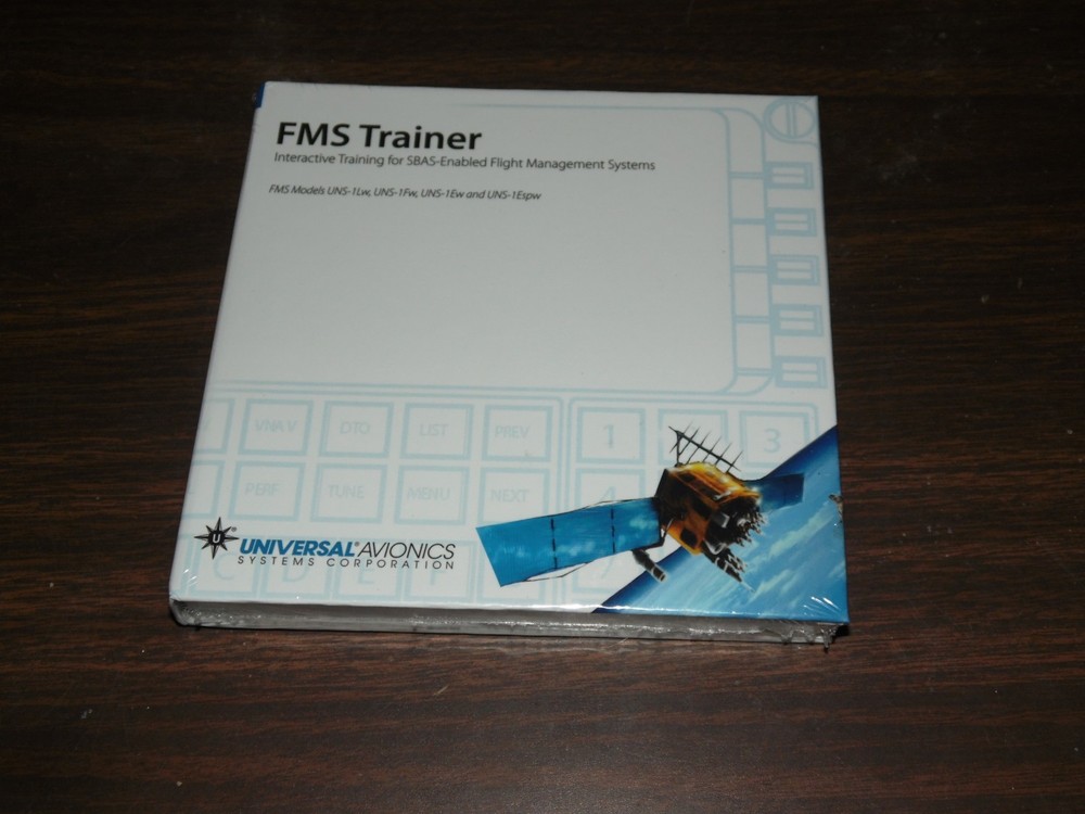 Universal Avionics Corp FMS Trainer Software NEW Sealed