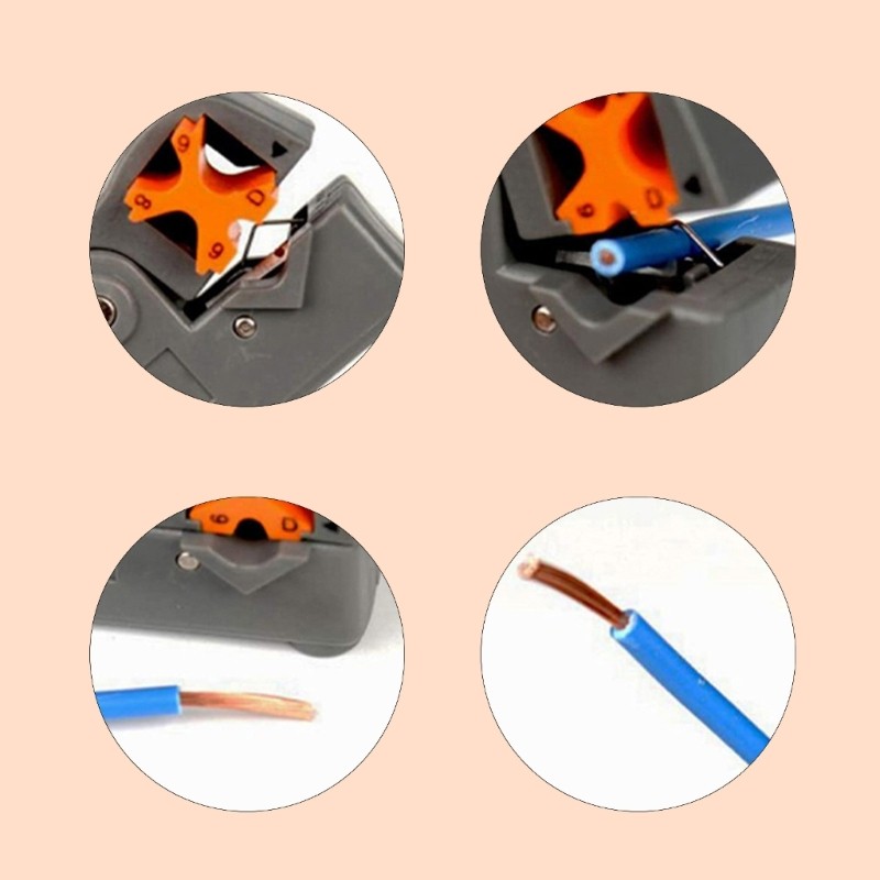 Stripping Tool Wire Stripper Coaxial Cable Stripper Cutter Pliers for Cable