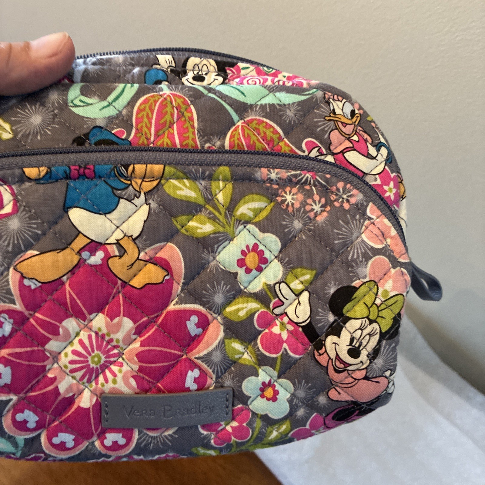 Vera Bradley Disney Mickey Mouse Cosmetics Bag NWOT