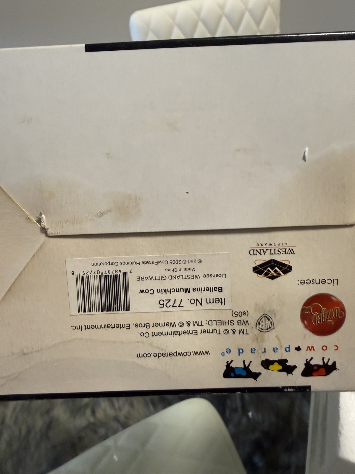 Cow Parade Ballerina Munchkin NEW IN BOX / Tag Wizard of Oz RARE cow