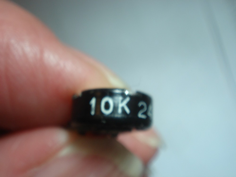10K TRIMMER Piher PT10S Standing #17PY