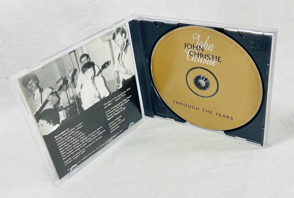 John Christie Through The Years SIGNED Autographed CD 2000