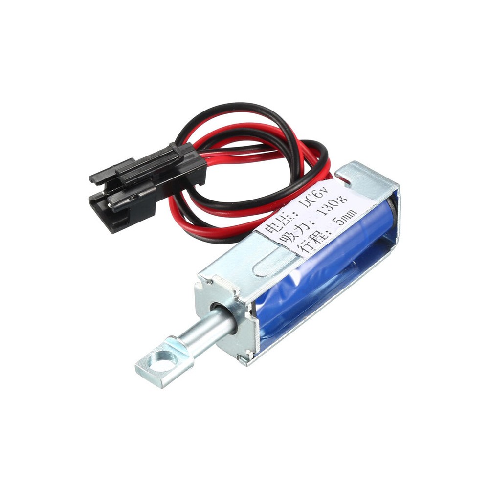 DC6V 1.5A 5mm Electromagnetic Solenoid Pull Type Block for Door Lock