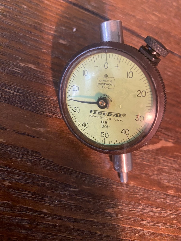 FEDERAL Dial Indicator Miracle Movement - No. B81 - .001mm  Range - NICE