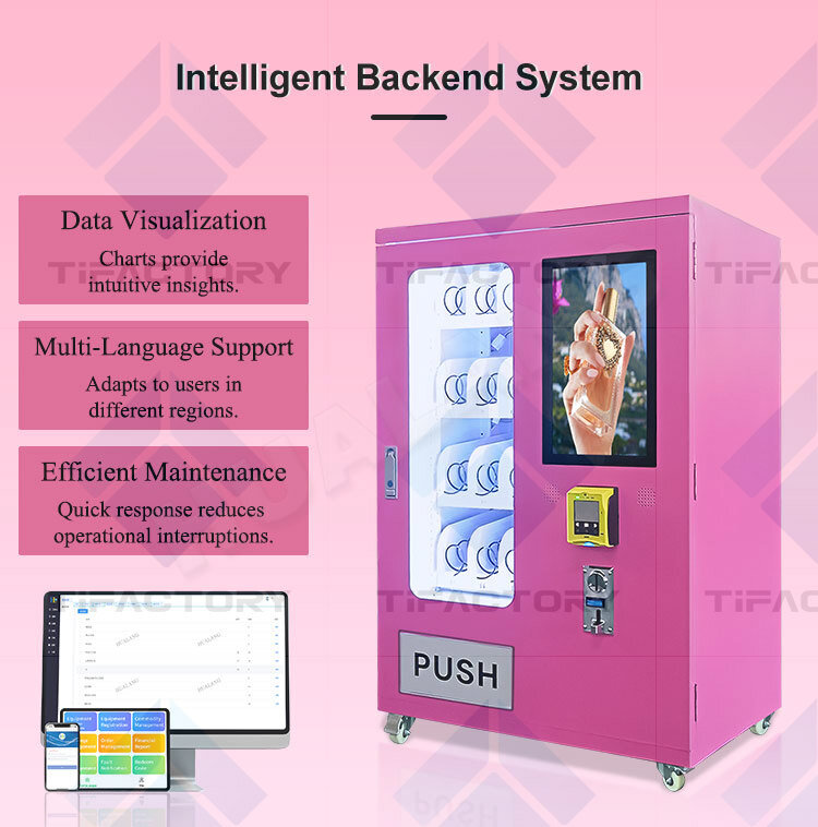 Small Vending Machine Touch Screen Vending Machine Perfume Vending With Card