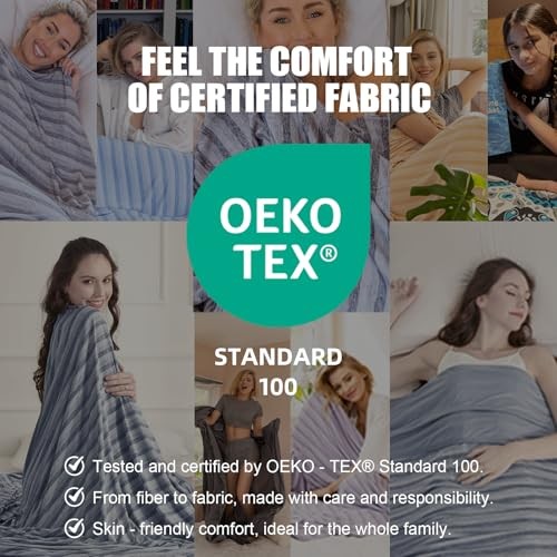 Cooling Throw Blanket with Double Sided Cold Throw XL 50"x70" Space Grey