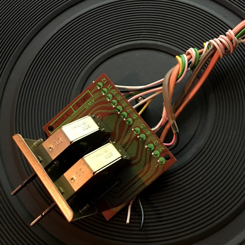 Pioneer RG-1 Dynamic Processor - Tape and Processor Toggle Switches with Board