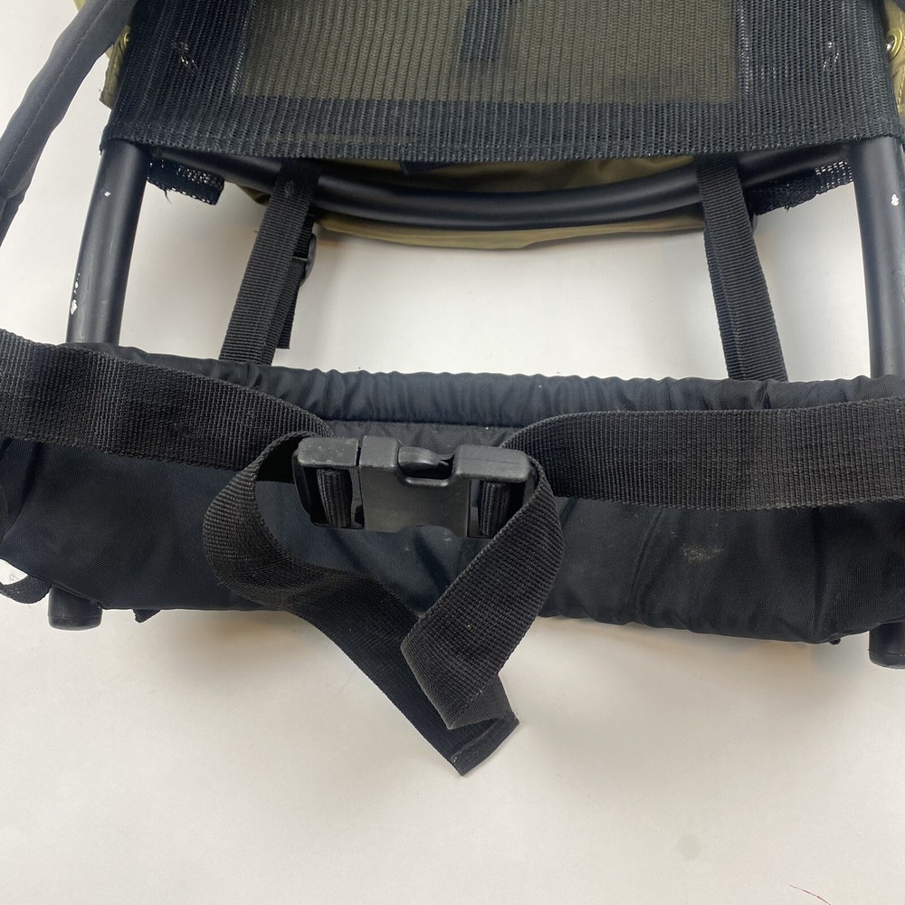 Camp Trails External Frame Hiking Backpack Size M Olive Green Gray