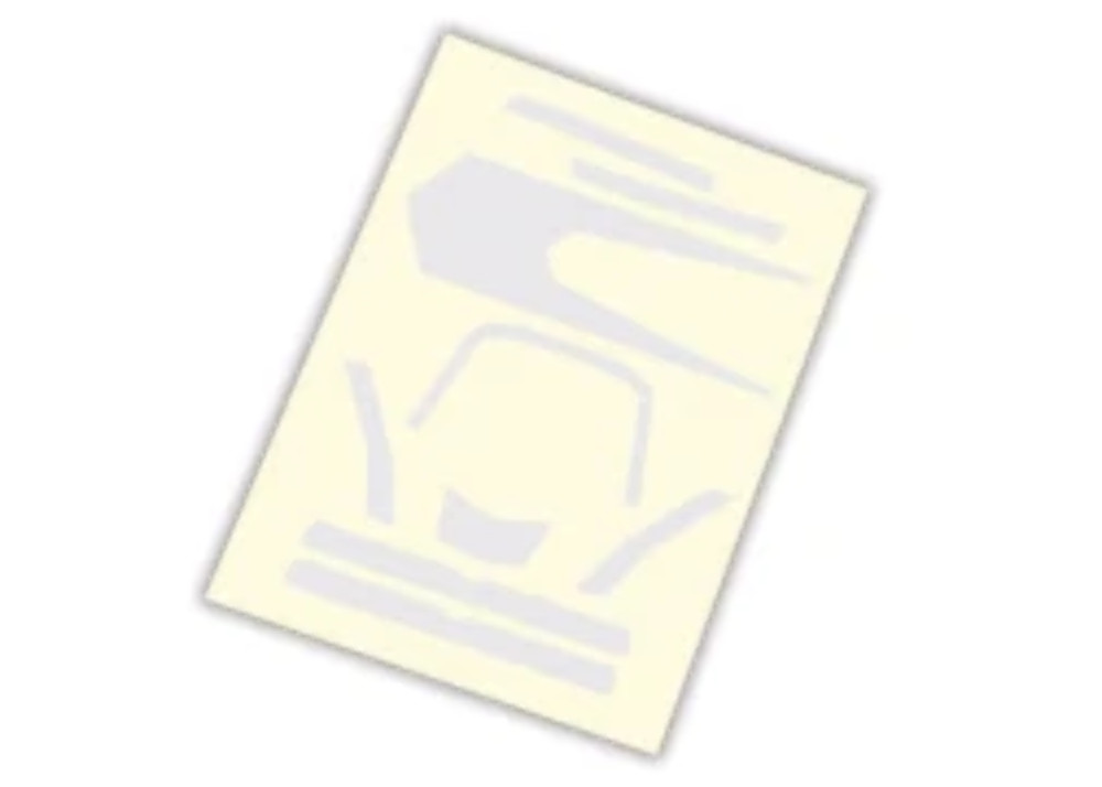Traxxas TRA7984 Decals, high visibility, white