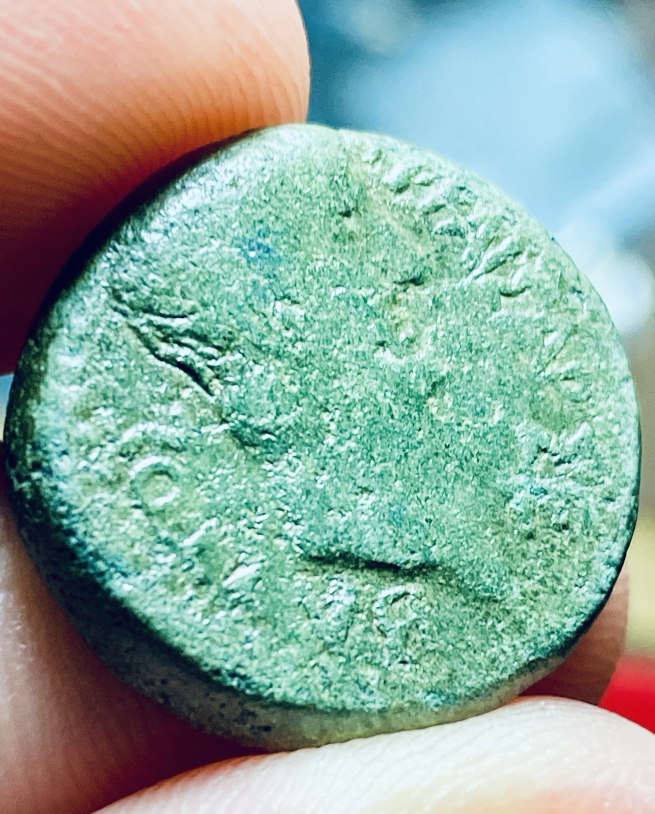 Tiberius and Livia AE Provincial Thessalonica AD 22-37, 12 CAESARS, SCARCE, VG+!