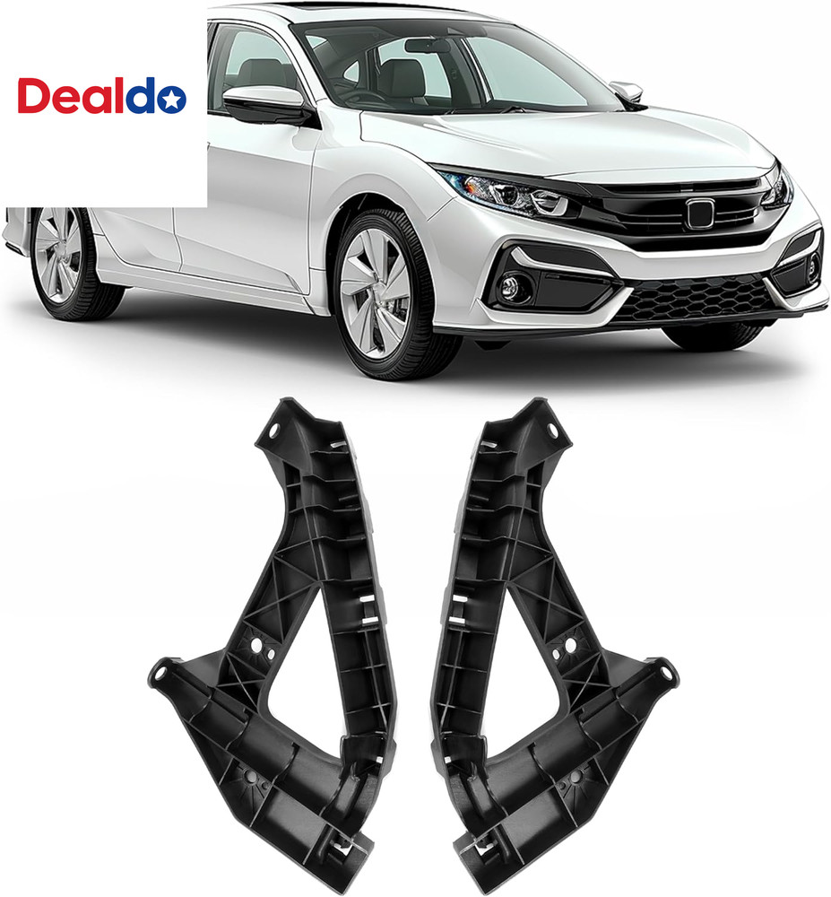 Pair Headlight Bracket Compatible with 2016-2021 Honda Civic Replacement for 711