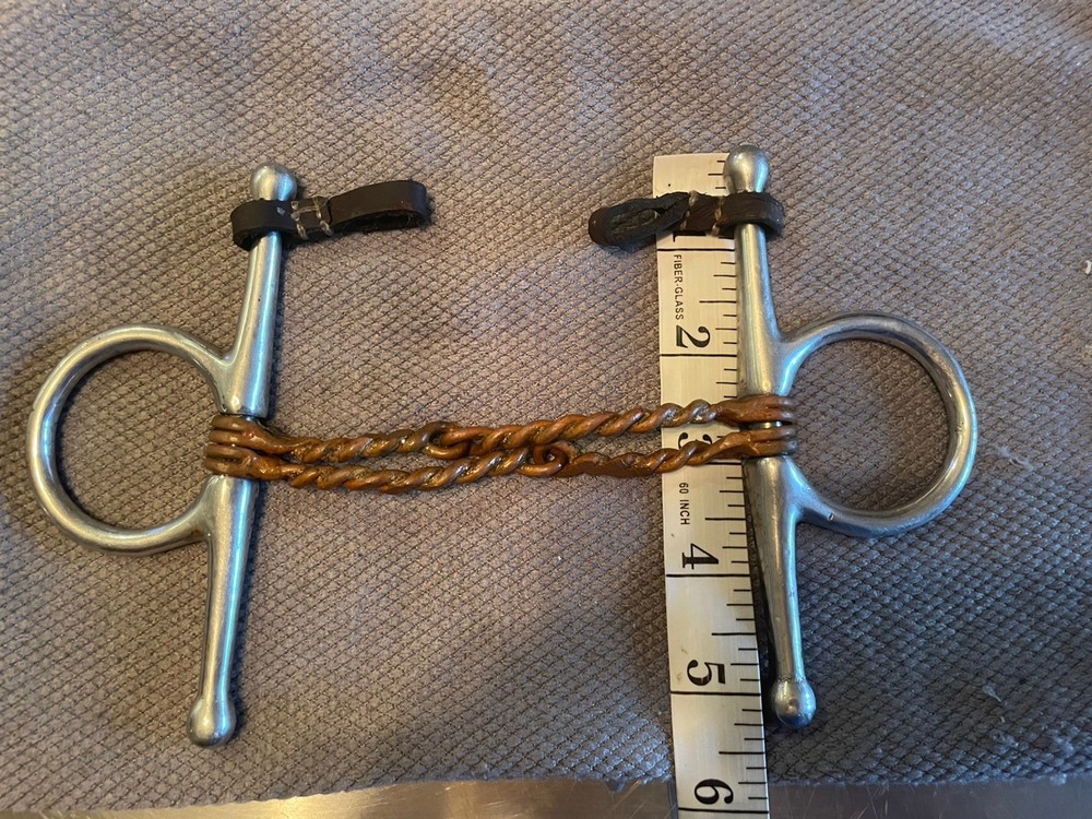 Double Twisted Copper Wire Full cheek Horse Bit