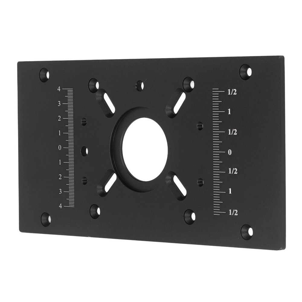 Router Table Insert Plate Lift System Base Board Accessory For Woodworking Black