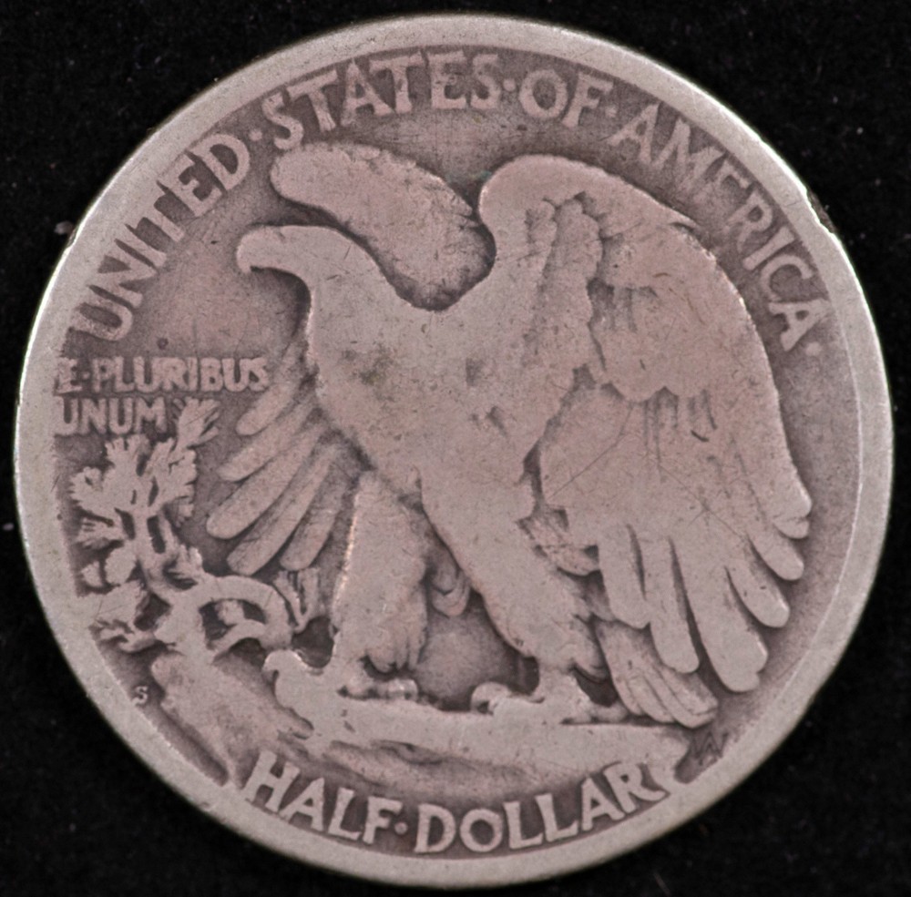 1918-S LIBERTY WALKING HALF DOLLAR