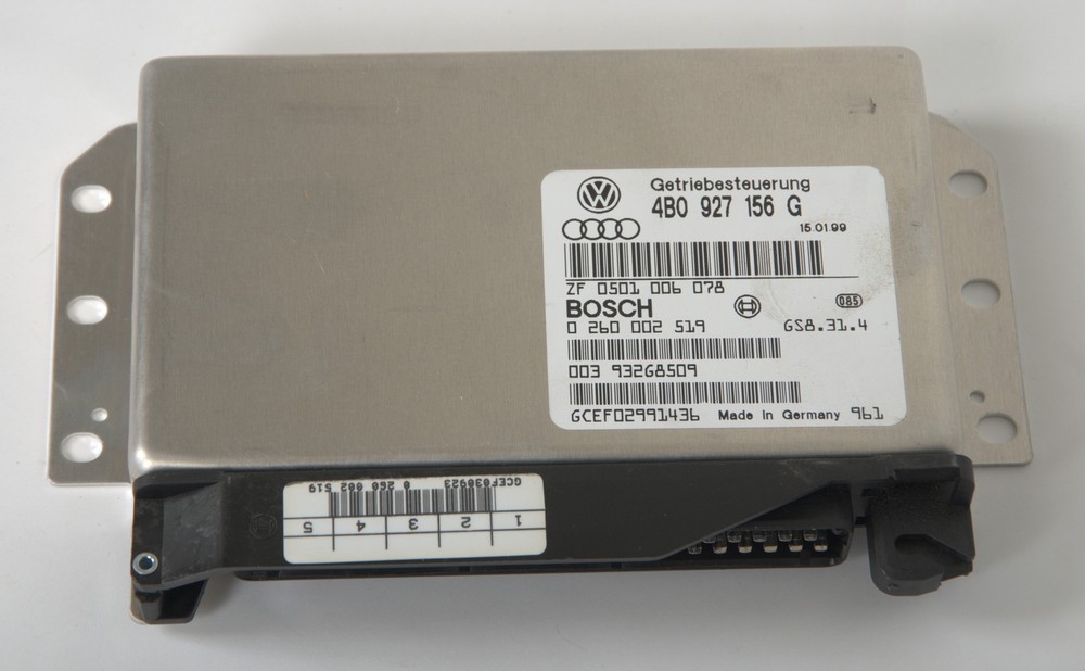 Genuine Audi Transmission control module. Letter code G, ZF 5HP-19FLA, type DPT