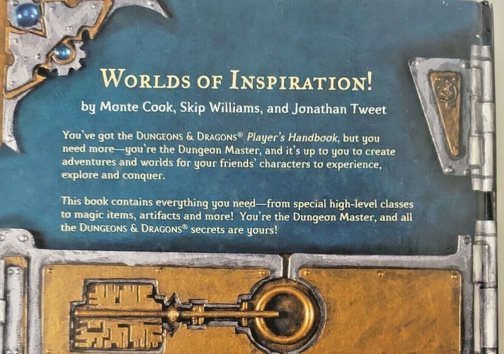 D&D Dungeon's Master's Guide Core Rulebook II 3rd Edition by TSR