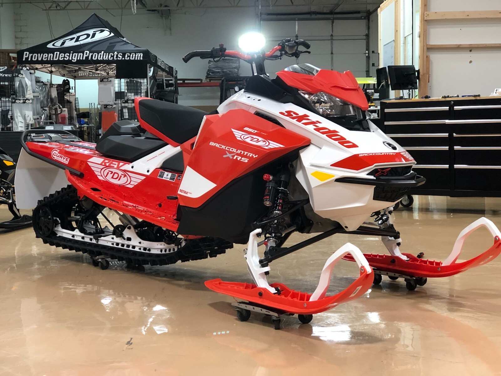 SKI-DOO SNOWMOBILE UNIVERSAL LED Auxiliary Light Bar w/Mount and Harness