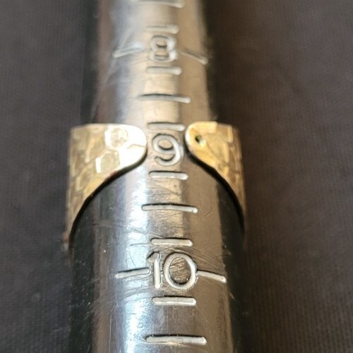 Vintage Pure Silver Plate Druzy Quartz Ring