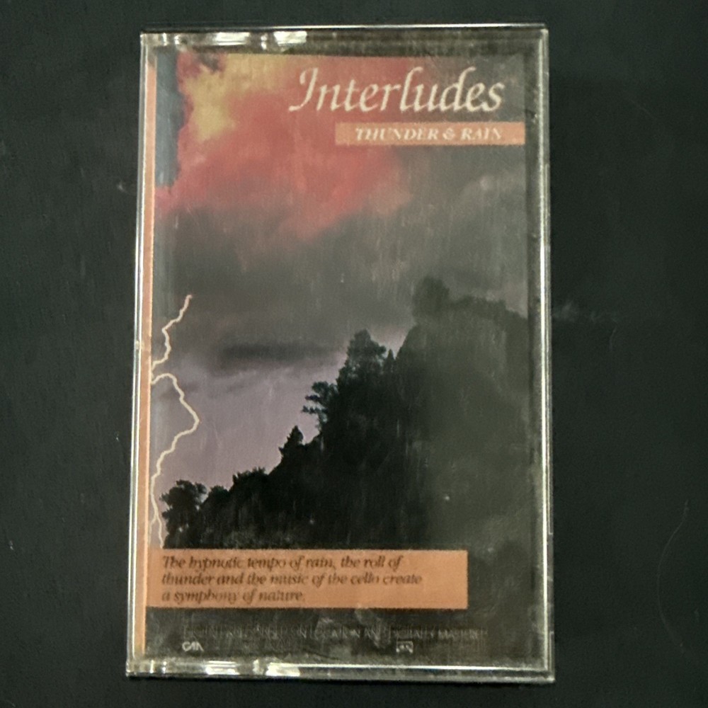 INTERLUDES: Babbling Brook/Ocean Waves/Thunder & Rain 3 Cassettes TESTED VG+