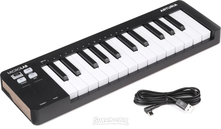 Arturia MicroLab mk3 25-key Keyboard Controller - Black