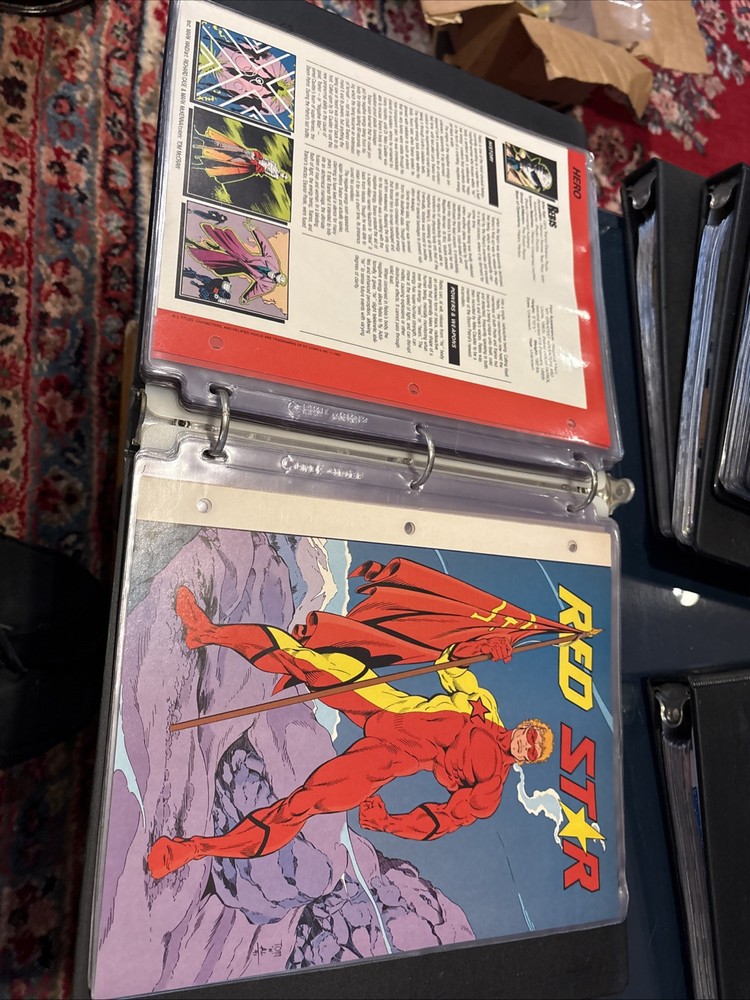 Comic Book Bio Binder