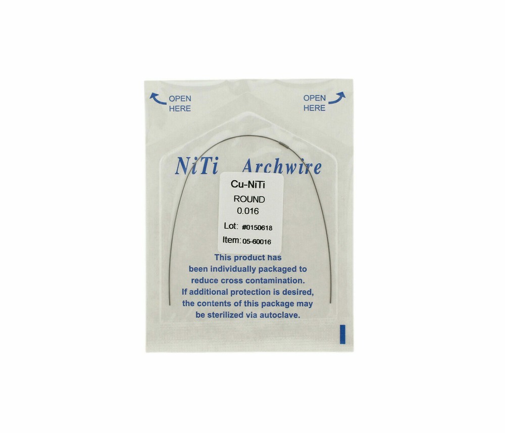 Dental Orthodontic Cu-Niti Arch Wires With Stops Round/Rectangular Ormco DAMON