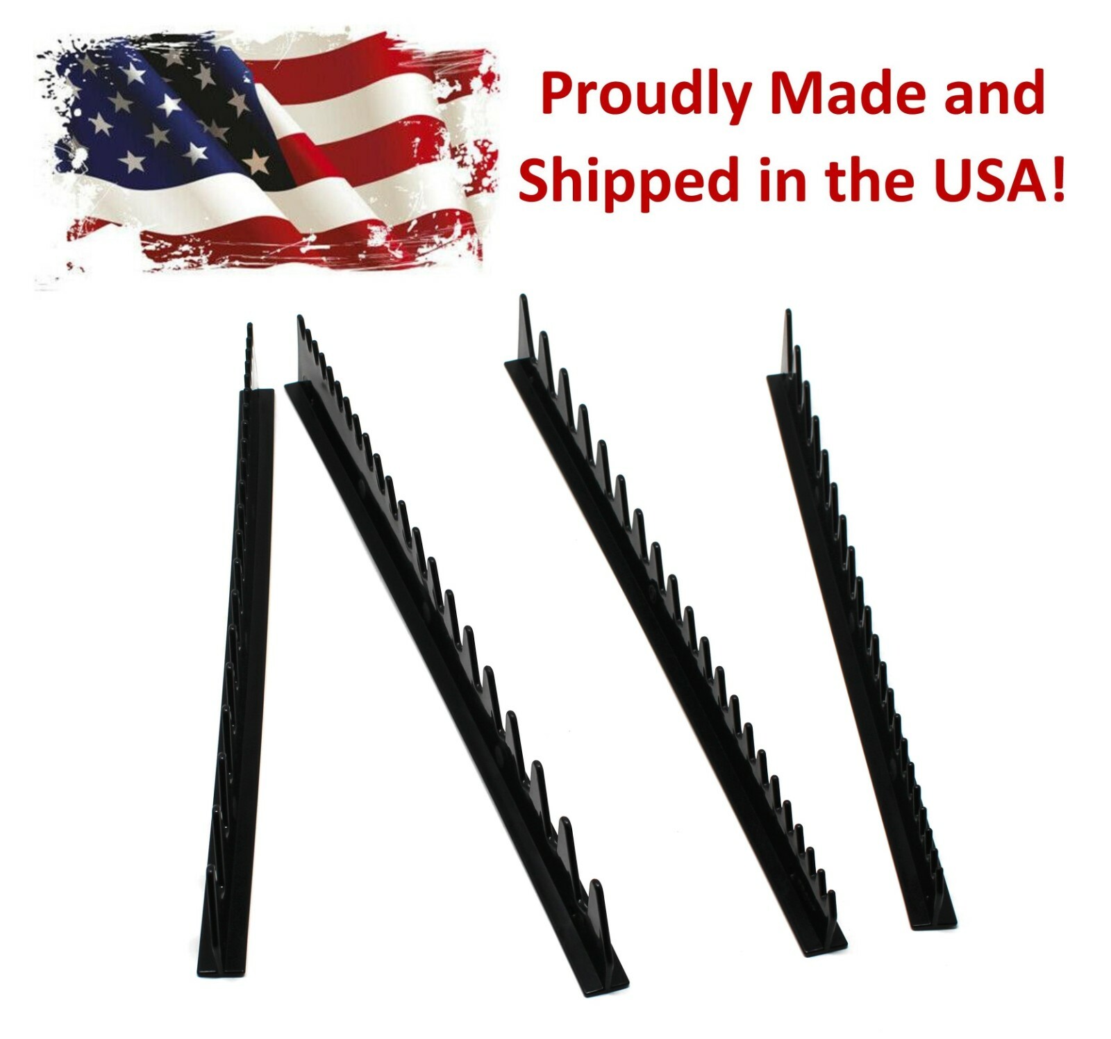 Wrench Holder Rail Set Holds 40 Tools Hand Storage Wrench Organizer