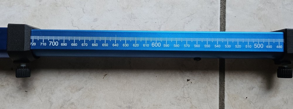 SHORT MONOCROSS TELESCOPING ONE MAN TRAM-LENGTH-WIDTH-CROSS-COMPARE HEIGHT