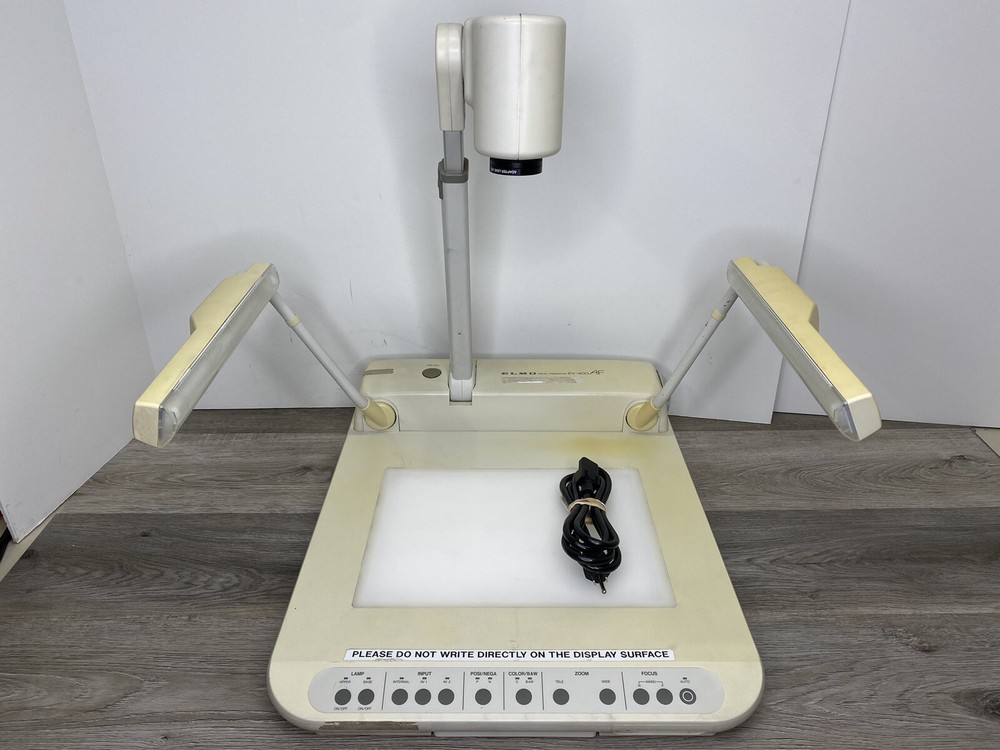 Elmo EV-400AF Visual Presenter Auto-Focus Camera Overhead Projector MWK5 *READ*