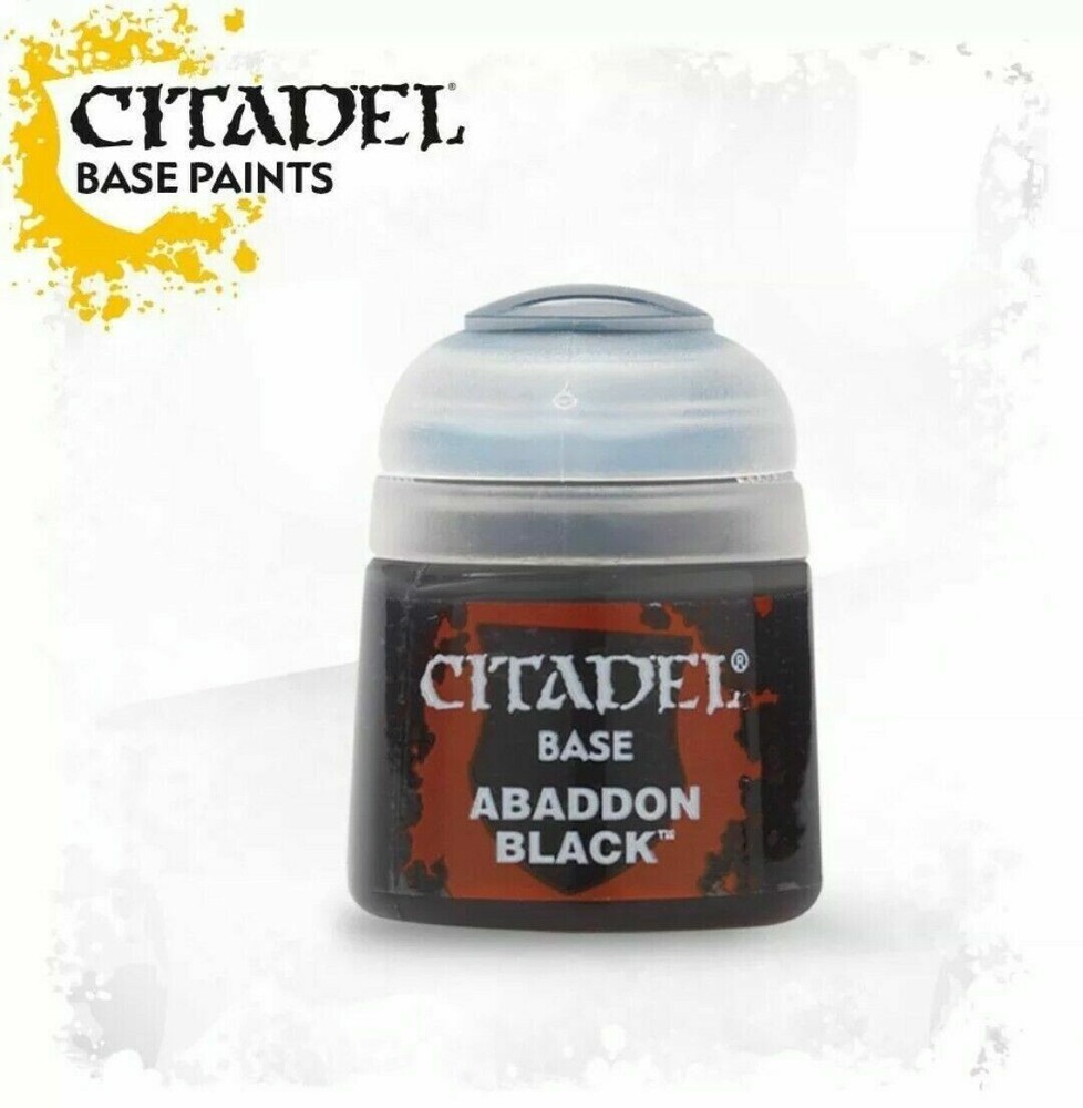 Games Workshop Warhammer - Citadel Colour paint Abaddon Black 12ml