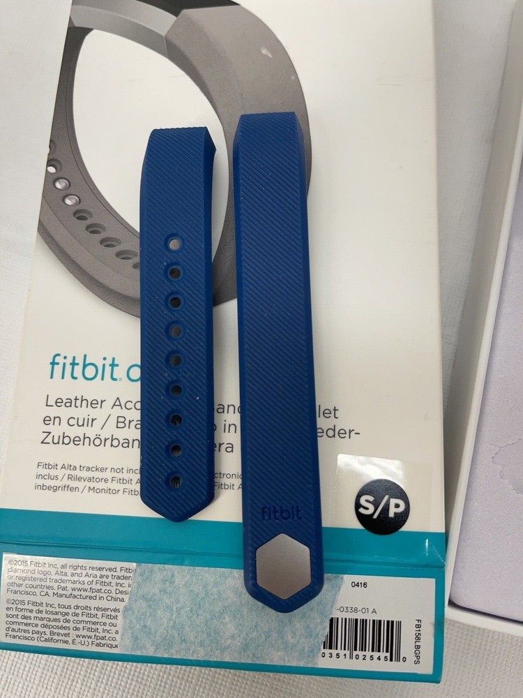 Fitbit Alta Small Black and Blue Bands-Pre Owned