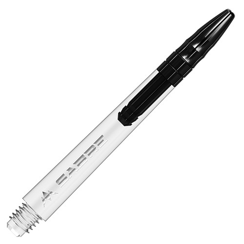 Mission Sabre Shafts - Polycarbonate - Clear - Black Top - Medium