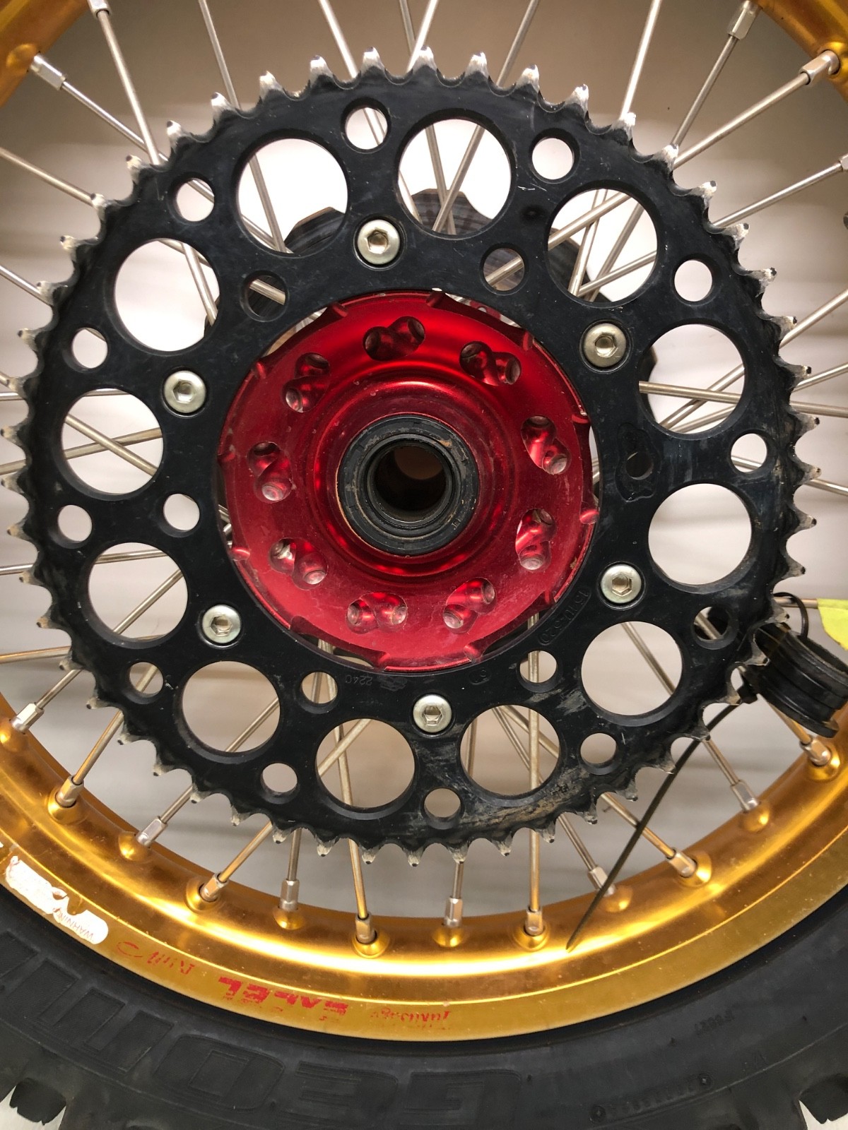 HAAN DUBYA TAKASAGO EXCEL HONDA CRF250R CRF450R FRONT & REAR WHEEL & TIRE RIM