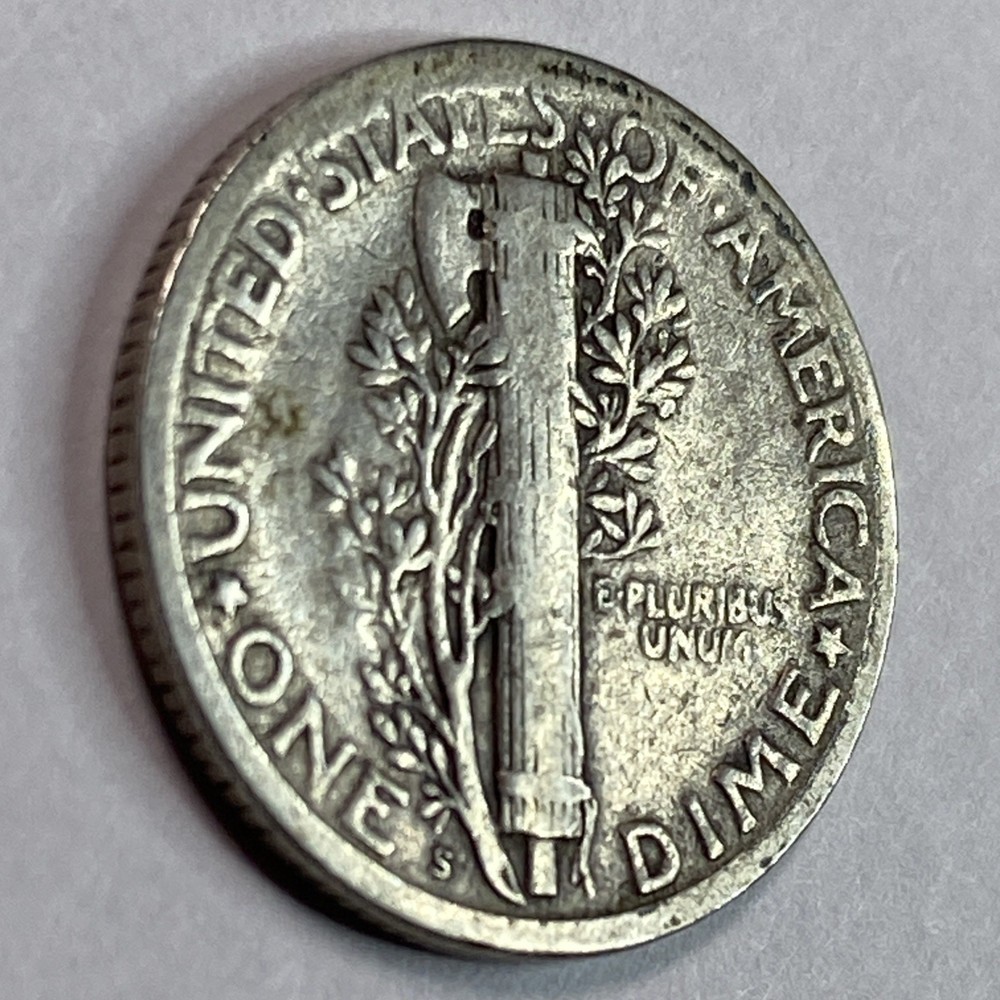 1925 S Mercury Dime Silver 90% Silver