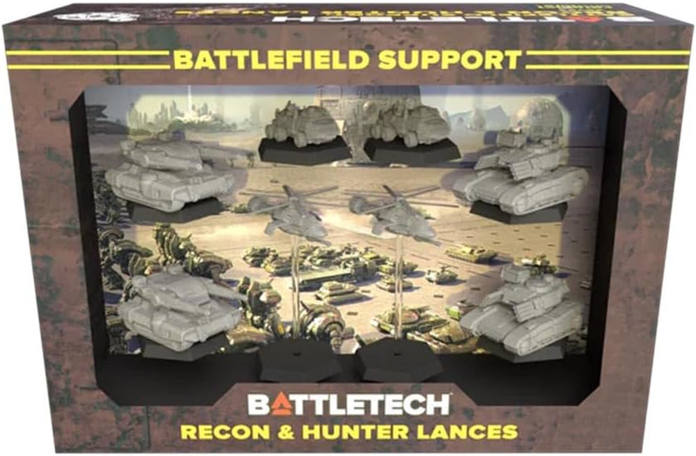 Battletech: Battlefield Support - Recon & Hunter Lances | Strategy Board Game |