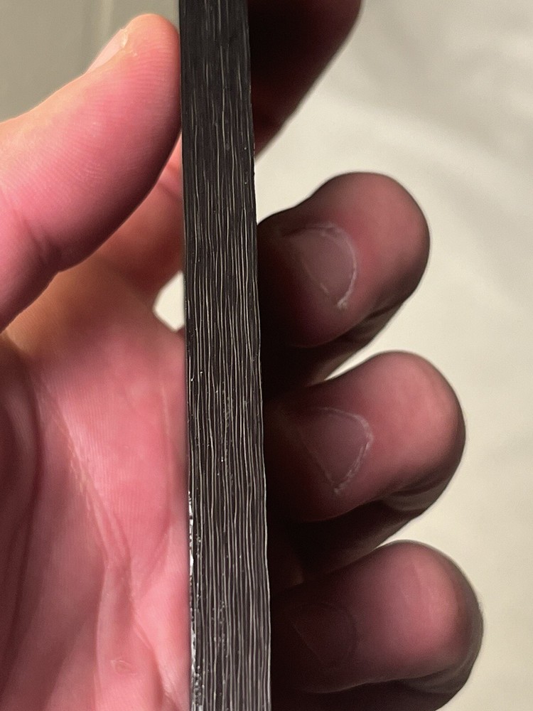 Spread Tow Carbon Fiber Thick Knife Handle Blanks