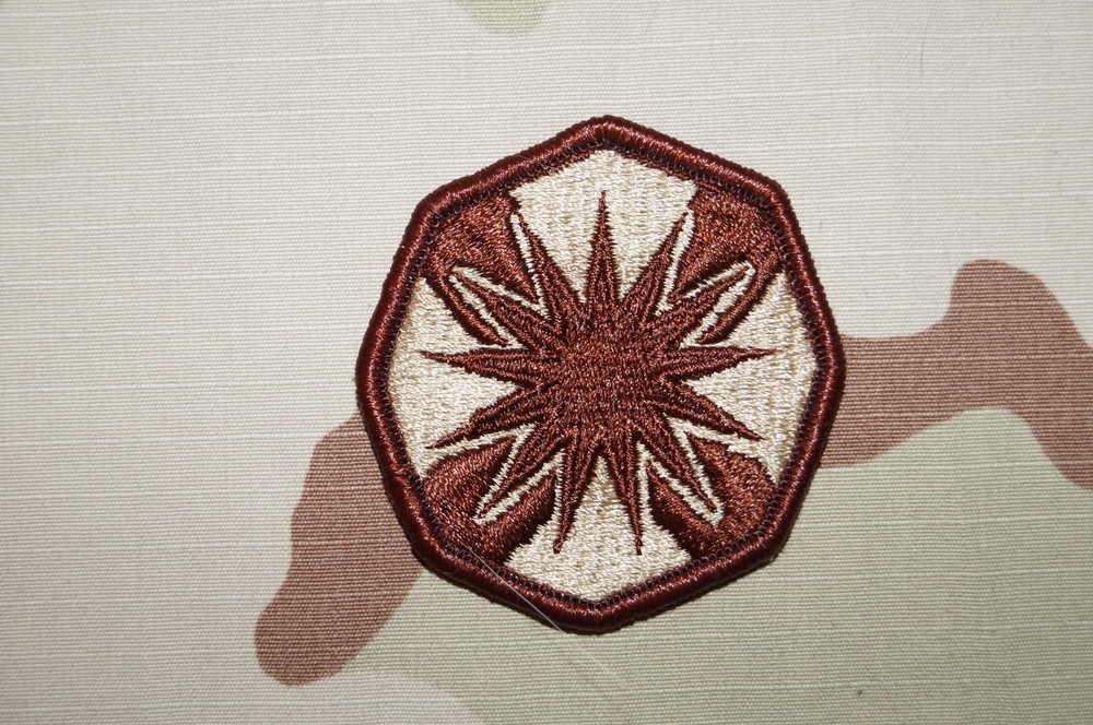 Military Patch US Army 13th Corps Support Command COSCOM DCU Desert Authentic