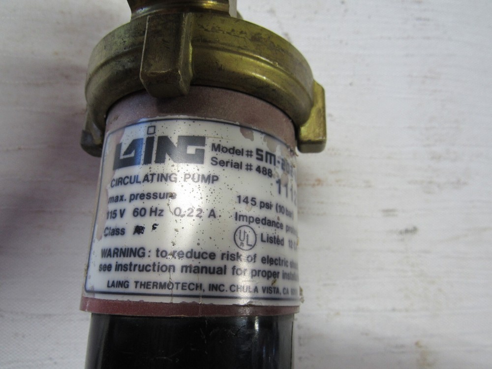 Ging Circulating Pump Model SM202-BCT