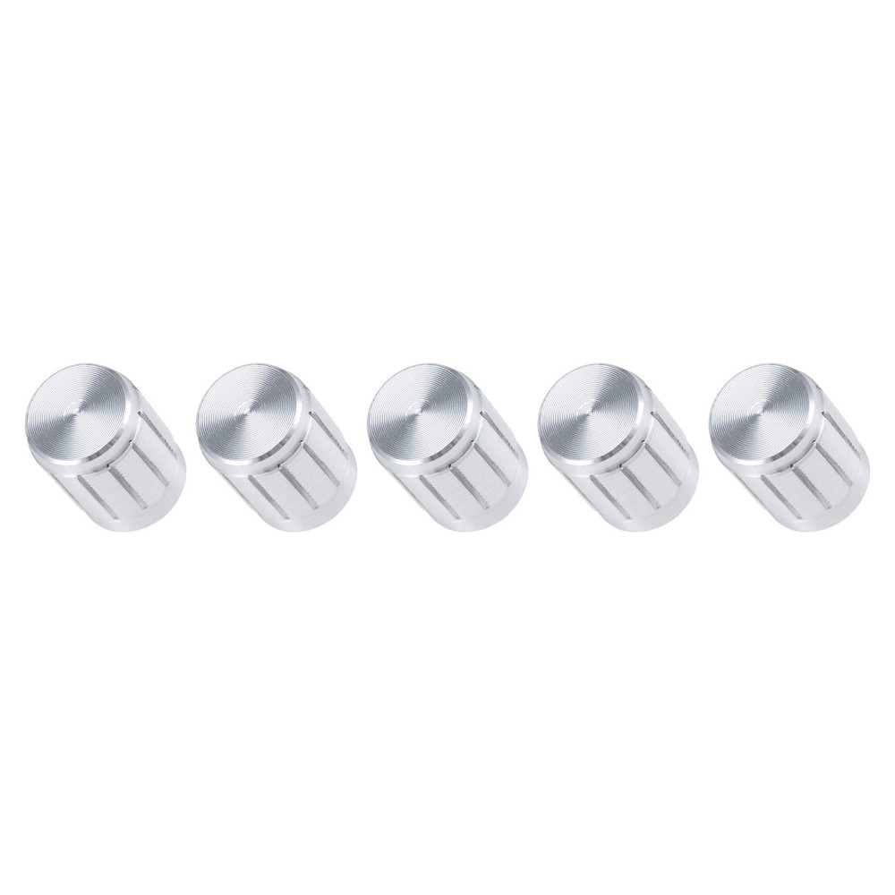 5 x Potentiometer Control Knob Knurled Shaft Hole Volume Rotary Switch Knobs 6mm
