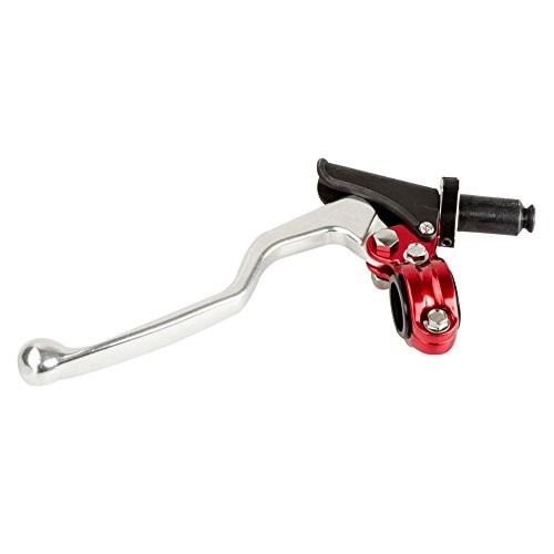 Quick Adjust Universal Motorcycle Clutch Lever and Perch Assembly () Red