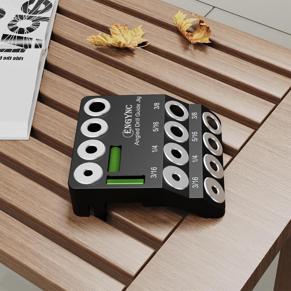 Adjustable Angled Drill Guide Jig 30° 45° 90°