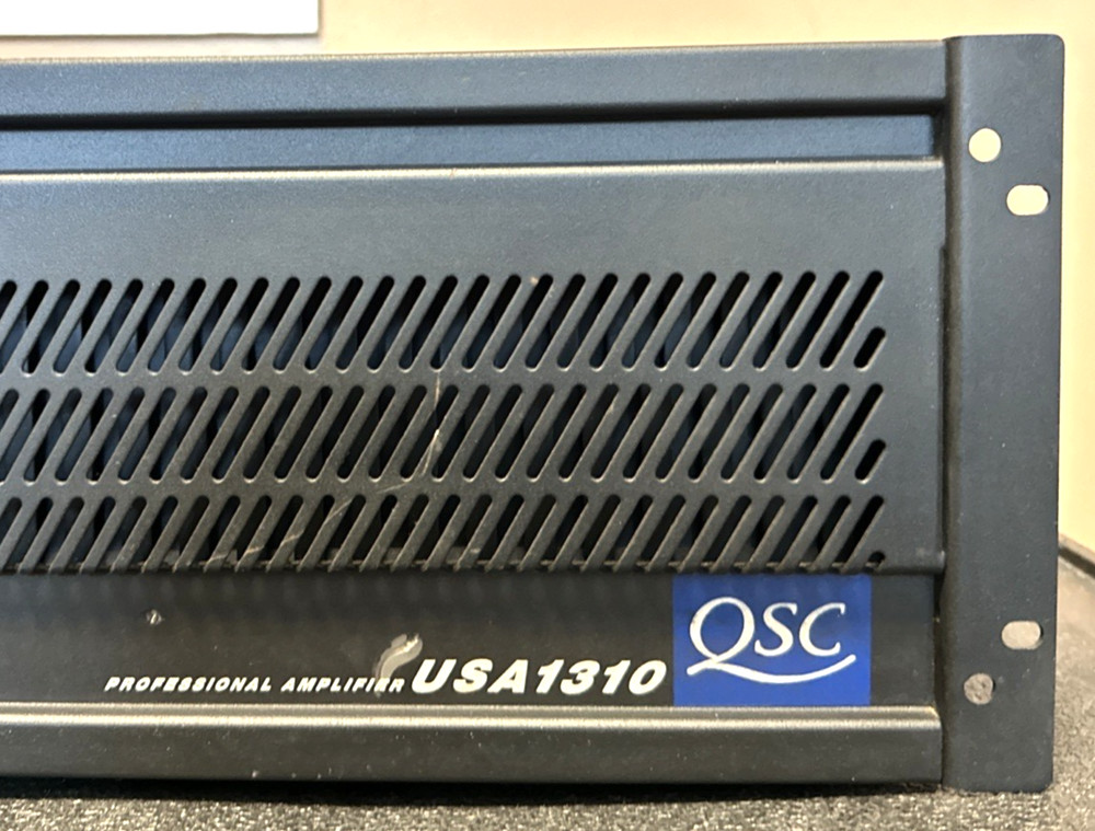 QSC USA1310 Power Amplifier Tested & working!