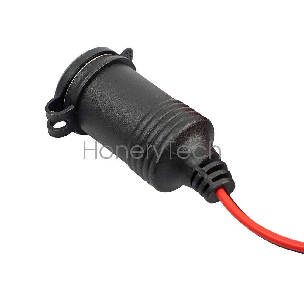 Car Cigarette Lighter Socket Extension Cord Cable 13ft 12V Heavey Duty Adapter