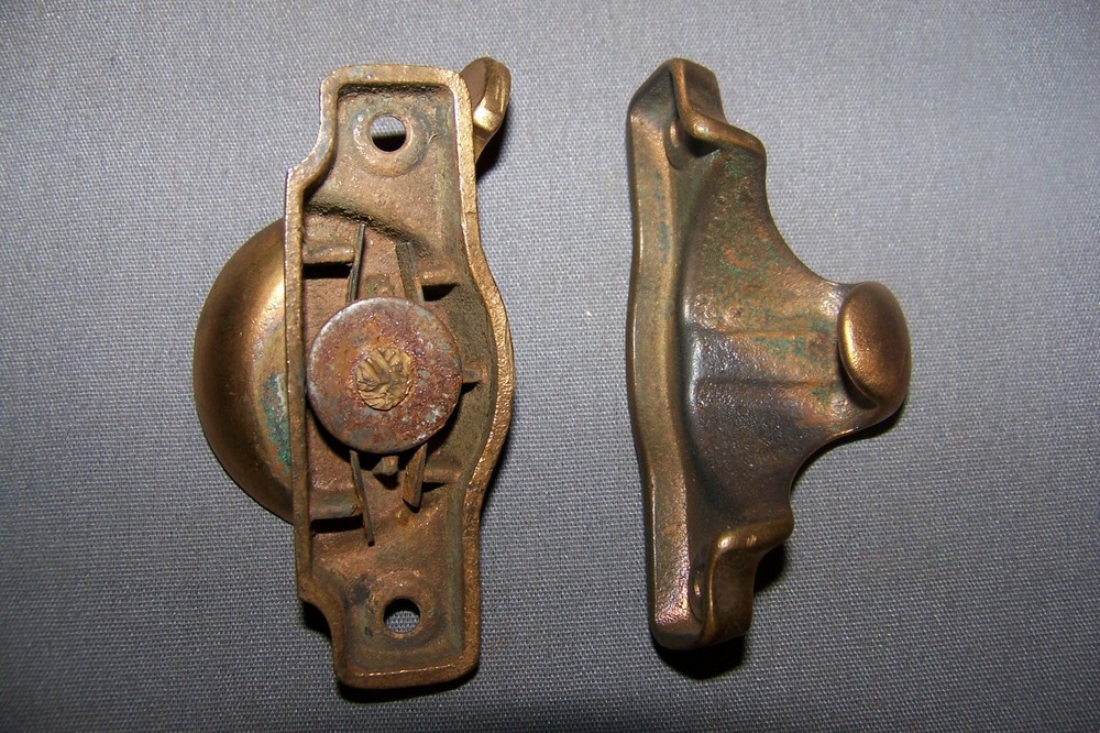 Six, Solid Brass, Rose Brass Tone, OVERSIZE, Window Sash Latches - SEE INFO